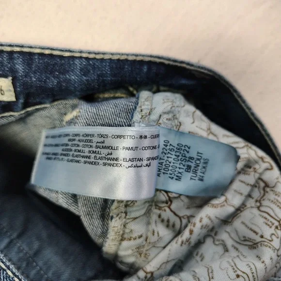 Ariat M4 Jeans Mens 30x36 Blue Medium Wash Low Rise Stretch Adkins Boot 10021767 - Picture 12 of 13